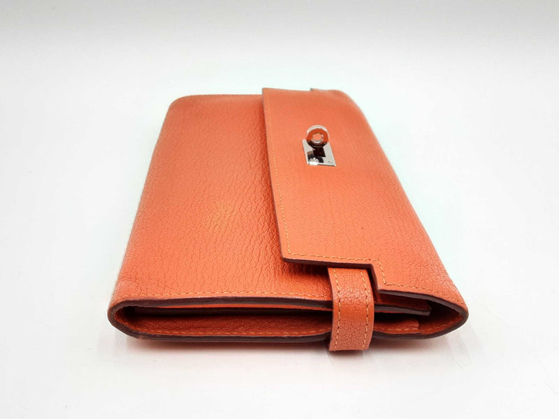 Hermes Kelly To Go Orange Wallet Fw1124pxzdu