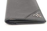 Prada Black Saffiano Leather Long Wallet Eb0226exsa