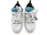 Lanvin Curb Color-block Rubber Pearl Grey Sneakers Size 12 Sd0925lrzde