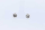 Approx. 1.2ctw Diamond Screw Back Stud Earrings In 14k White Gold Eb0423icrsa