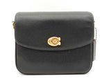 Coach Cassie Crossbody Bag 19 In Black Pebbled Leather Fw1125ixdu