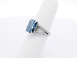 4.11 Cttw Lab Grown & Natural Diamond 14k White Gold Ring Size 6.5 Fw1023pesrdu