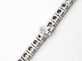 25.75 Cttw Diamond & 14k White Gold Tennis Necklace 4.3g  19 Inch Fw1124lxzxzdu