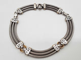 David Yurman 0.925 Sterling Silver 124.5g Rope Choker 18 In Do1124pxzde