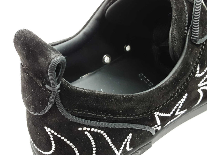 Christian Louboutin Giddy Viera Strass Black Suede Shoes Size Eu 40 Do0825oxzde