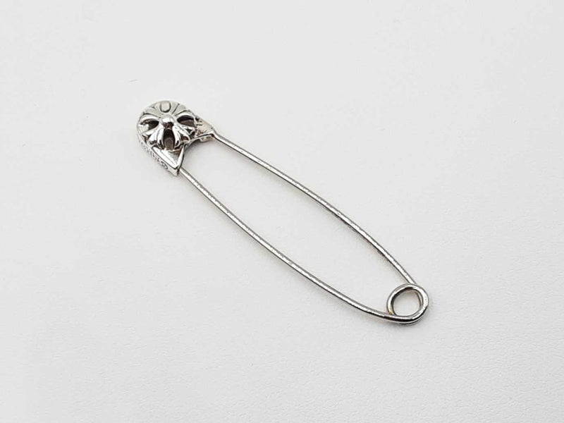 Chrome Hearts Large Safety Pin In Sterling Silver Fw1025pxzdu