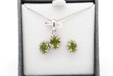 Set Of 5 Gemstone Ensemble Sets In Sterling Silver Eb0925crsa