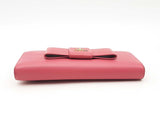 Prada Ribbon Saffiano Leather Long Wallet On Chain Fw0125lrxsa