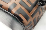 Fendi Embossed Ff Monogram Mini Mon Tressor Crossbody Bucket Bag Eb1125cxzde