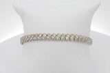 4.32cttw Diamond Bracelet In 10k Yellow Gold 11 Grams 7.5 Inch Eb1026lwrxsa