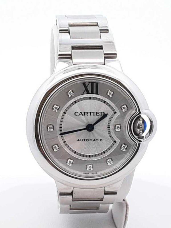 Ballon Bleu De Cartier Stainless Steel Automatic 33mm Watch Fw0225oxzxd7