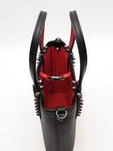 Christian Louboutin Black Leather Mini Cabata Tote Bag Eb0526rxzsa