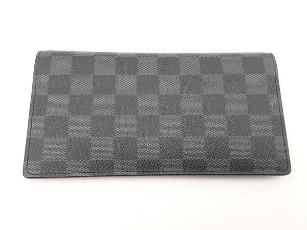 Louis Vuitton Damier Graphite Portefeuille Brazza Wallet Sd1025ocrsa