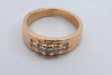 Approx. 0.15ctw Diamond Ring In 14k Yellow Gold 5.8 Grams Size 6.5 Eb0824orxdu