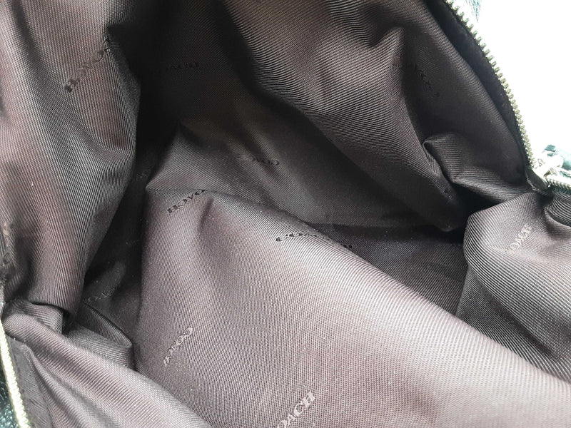 Coach Edie 31 Gray Pink Stripe Horse Carriage Logo Shoulder Bag Do0725wxde