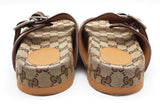 Gucci Gg Monogram Canvas Slides Gucci Size 8 Eb0626wxde