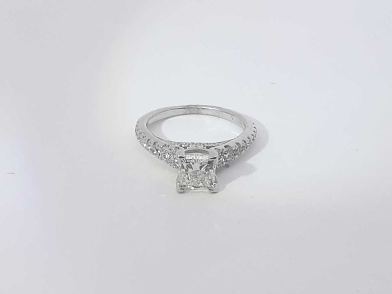 .96ctw Diamond 14k White Gold 14k 3.2 Grams Ring Size 5 Sd0525lrrzsa