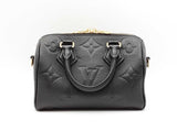 Louis Vuitton Speedy Bandoulière 20 In Black Monogram Empreinte Leather Fw0325ixzdu