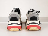 Balenciaga Triple S Metallic Silver Sneakers Size 10 Us Sd0126lzxde
