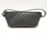 Gucci 141809 Boat Pochette Black Gg Canvas Shoulder Bag Do0724lwzde