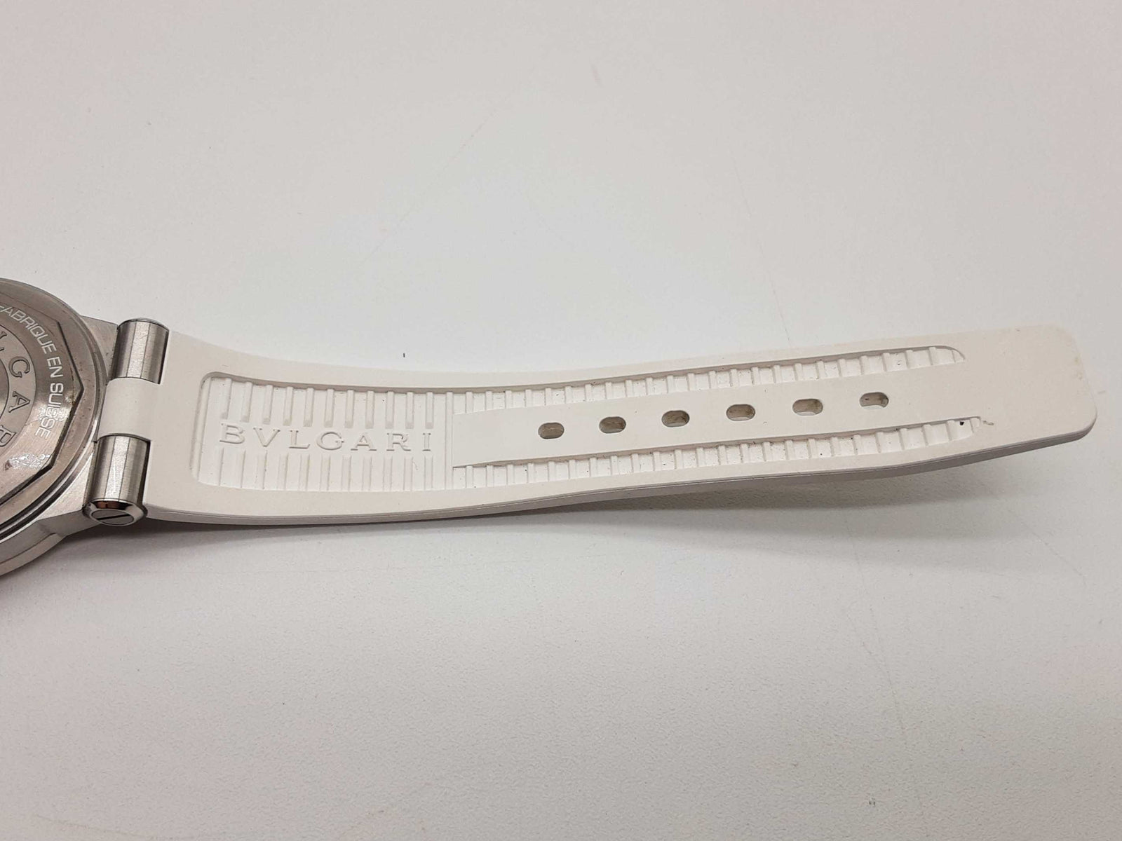 Bvlgari Dg35sv Diagono 35 White Dial Steel Case Automatic Watch