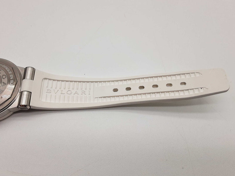 Bvlgari Dg35sv Diagono 35 White Dial Steel Case Automatic Watch Do0624lexzde