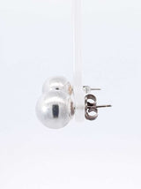 Tiffany & Co. Hardwear Ball Stud Earrings In Sterling Silver 4.7 Gram Fw1225rzdu
