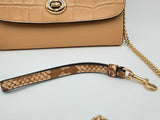 Coach Crocodile Embossed Leather Crossbody Eb824wxdu