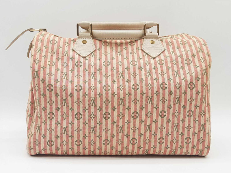 Louis Vuitton Monogram Mini Lin Croisette Speedy 30 Handbag Sd0825rcrde
