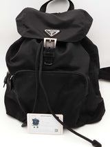 Prada Black Tessuto Nylon Backpack Eb0826wxzsa