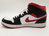 Nike Air Jordan 1 Mid Red & Black Sneakers Size 9.5 54724-122 Sd1024pxsa