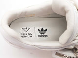 Prada X Addidas Forum Low Triple White Sneakers Size 7.5 Us Sd0725lrzde