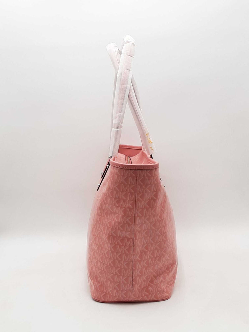 Michael Kors Logo Carter Top Zip Tote Bag Pink Sd0825rzsa