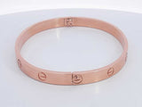 18k Rose Gold 36 Grams Bangle Bracelet 7 In Aa0725lexzsa