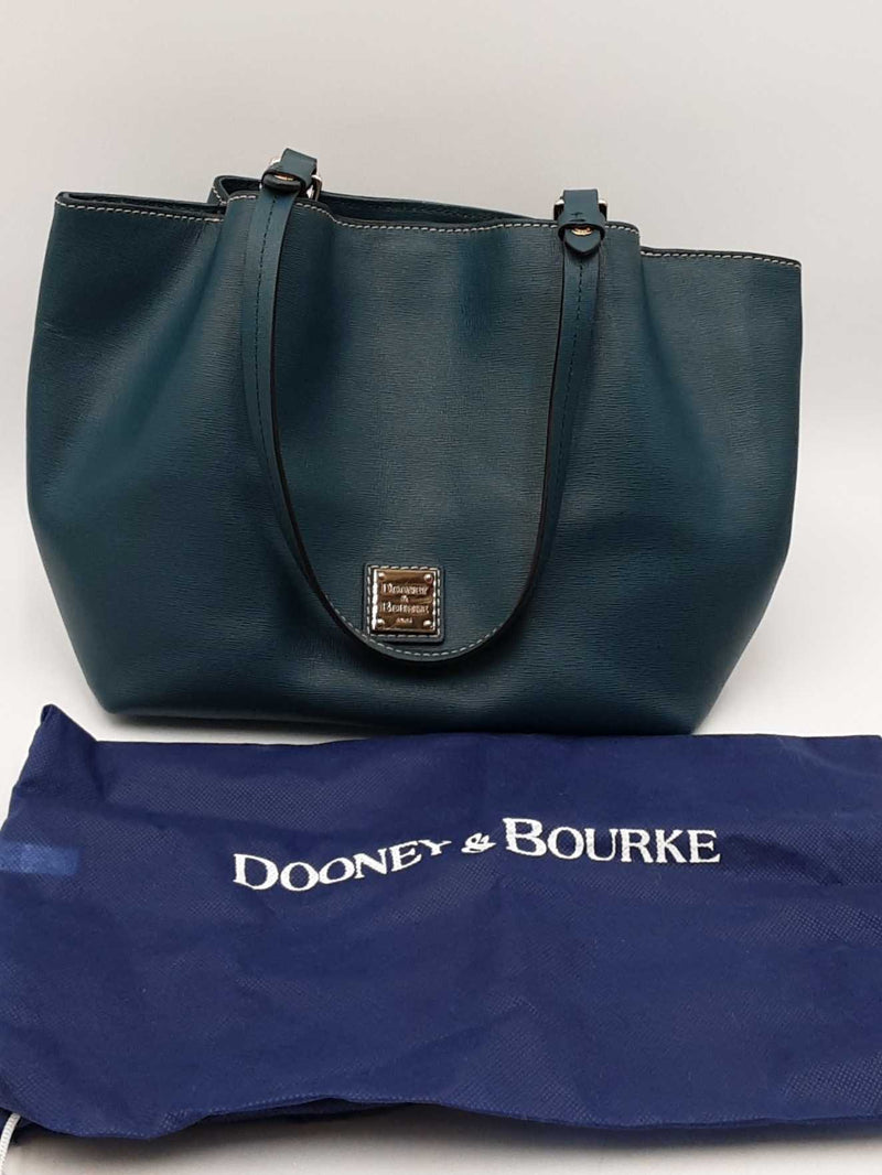 Dooney & Bourke Teal Saffiano Leather Flynn Shoulder Bag Eb1025cxdu