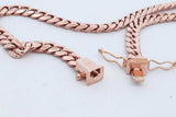 10k Rose Gold Cuban Link Bracelet 15.1 Grams 8.25 Inch Eb0526cxzde
