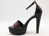 Louis Vuitton Patent Afterglow Platform Black Size 39 Aa0626orzsa