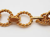 Chanel 1985 Cc Metal Rope Chain Loop Medallion Belt 44 In Do0425rxzde