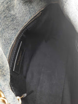 Yves Saint Laurent Denim Quilted Puffer Toy Bag Eb0626cxzsa