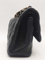 Chanel Lambskin Jumbo Double Flap Black Shoulder Bag Sd0825wwzxsa