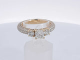4.12 Cttw 14k Yellow Gold 8.6 G Fancy Wedding Ring Size 10 Aa0525wexzsa