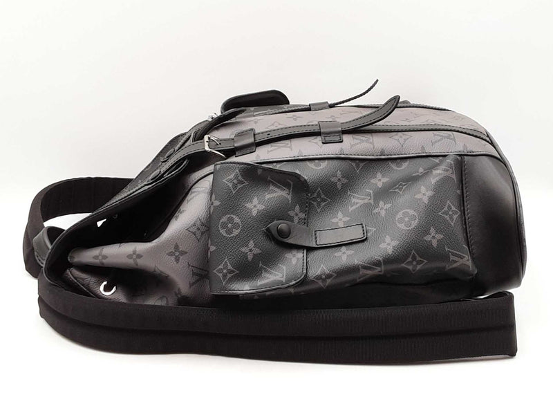 Louis Vuitton Christopher Mm Backpack In Monogram Eclipse Canvas Fw1025lwrxdu
