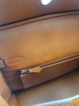 Hermes Birkin 32 Hac Dark Orange Leather Eb1025cxxzsa