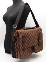 Louis Vuitton Broadway Messenger Bag In Damier Ebene Coated Canvas Fw0926wzxdu