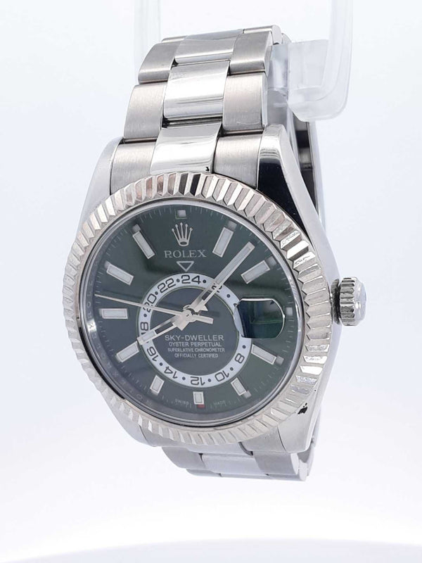 Rolex Sky-dweller 42mm Oyster Perpetual Mint Green Watch Sd0425lpzxzsa