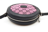 Gucci Gg Monogram Pink Canvas Round Crossbody Bag Eb0526pxzde