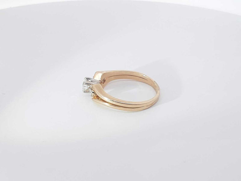 .38ctw Diamonds 10k Yellow Gold 3.8 Grams Ring Size 6 Sd0625lczsa