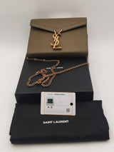 Yves Saint Laurent Cassandra Crossbody Wallet With Chain Eb0326crxsa