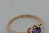 10k Yellow Gold Purple Gemstone Ring 1.6 Grams Size 6 Eb0926ixsa