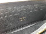 Louis Vuitton Black Empriente Monogram Embossed Leather Zippy Wallet Do0726wxzde